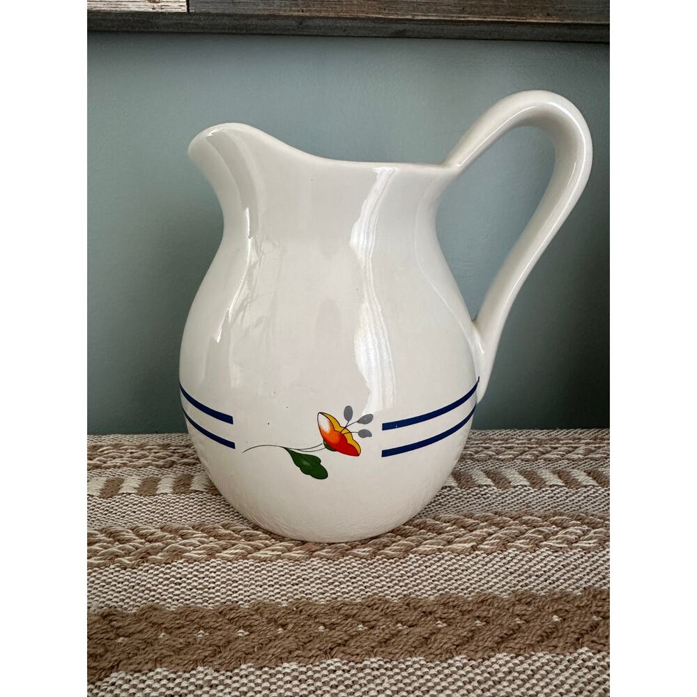 Vintage Gailstyn-Sutton Ceramic Kitchen Milk Jug / Water Pitcher 48oz